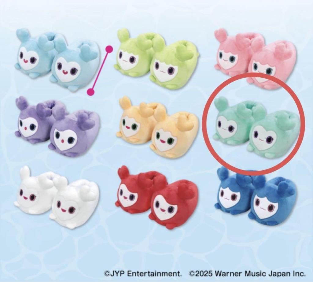 [USED] Plush slippers TWICE LOVELYS MINA