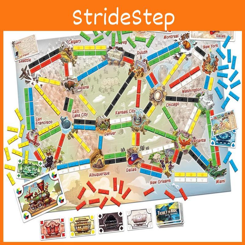 Ticket To Ride First Journey Board Game For Fun-filled Adventures