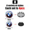 4 Stück 68mm 56mm Felgenmittekappe Radnabendeckel Integrierte Kappe Logo Für BMW E36 E46 E90 E60 E39 F30 F20 X5 E70 E53 G30 E91