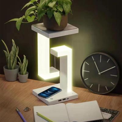 Suspended Anti-Gravity Wireless Charging Table Lamp LED Light Mobile Phone Wireless Charging Function