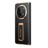 Suitable for Oppofindn5 Phone Case Folding Center Axis Anti-drop N5 Rotating Stand FindN5 Business Men's Leather Case