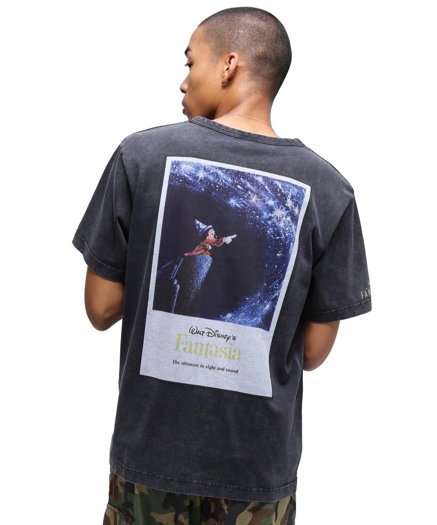 Avirex Collection FANTASIA MICKEY MOUSE FILM MASIC Size T-SHIRT, Men's, 2XL, 410, Charcoal, 783-5234026