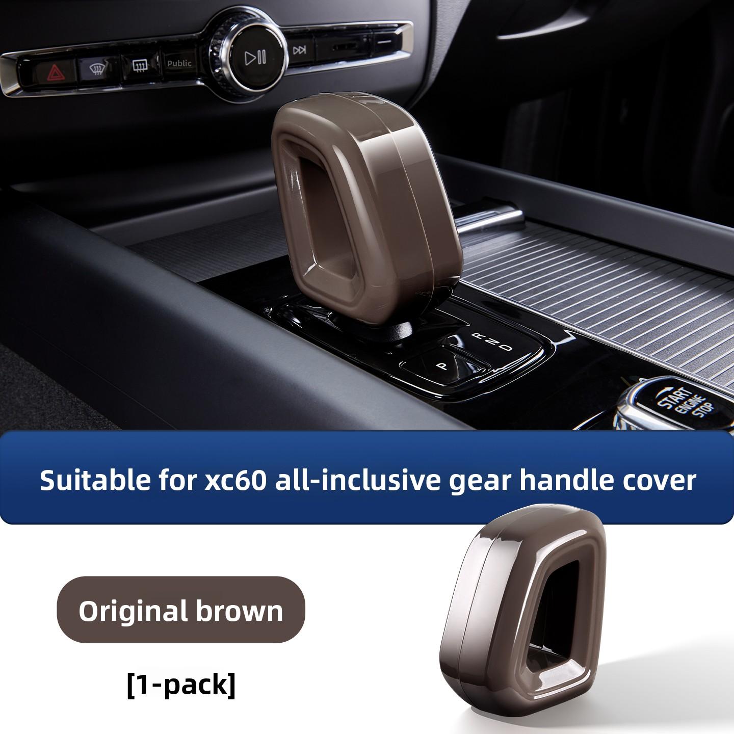 

Suitable for Volvo XC60/S90/XC90/S60/V90 gear handle cover all-inclusive central control gearbox car supplies Original car brown