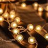 LEDs Snow Pompon Fairy Dandelion String Lights For Festival Christmas Party Wedding Garden Decoration DIY Lighting
