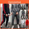 Mens Running Tracksuit Set With Hooded Jacket And Adjustable Waistline Pants For Activewear