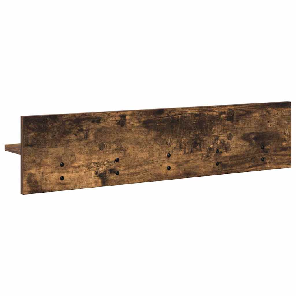 Wall Mounted Nightstand Wall Mount Smoked Oak
