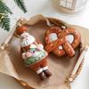 Gingerbread Man Christmas Tree Hanging Ornament Plastic Cute Holiday Pendant For Kids And Adults Home Table Mantel Party Decor