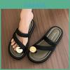 Stylish And Comfortable Womens Thick Sole Flip Flops Ideal For Summer Outfits