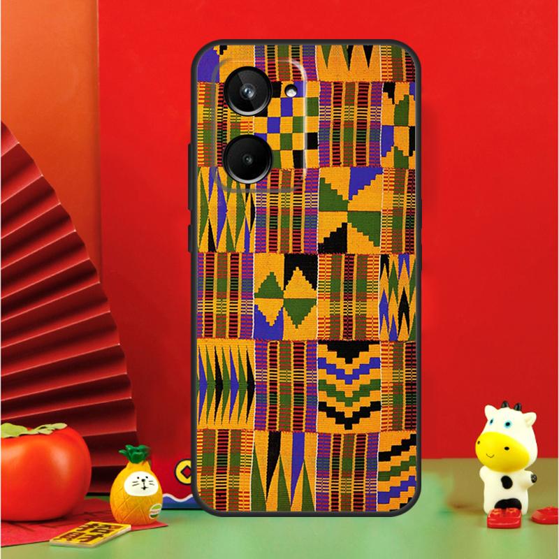 

African Style Fabric Print For Realme 10 11 12 13 14 Pro Plus 15 GT7 Pro GT6 C65 C67 C63 C61 C55 C51 C53 C35 C75 Case Realme 12 Pro