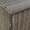 Vidaxl Armadietto da Giardino, Grigio, 198X55,5X80 Cm, Rattan PE