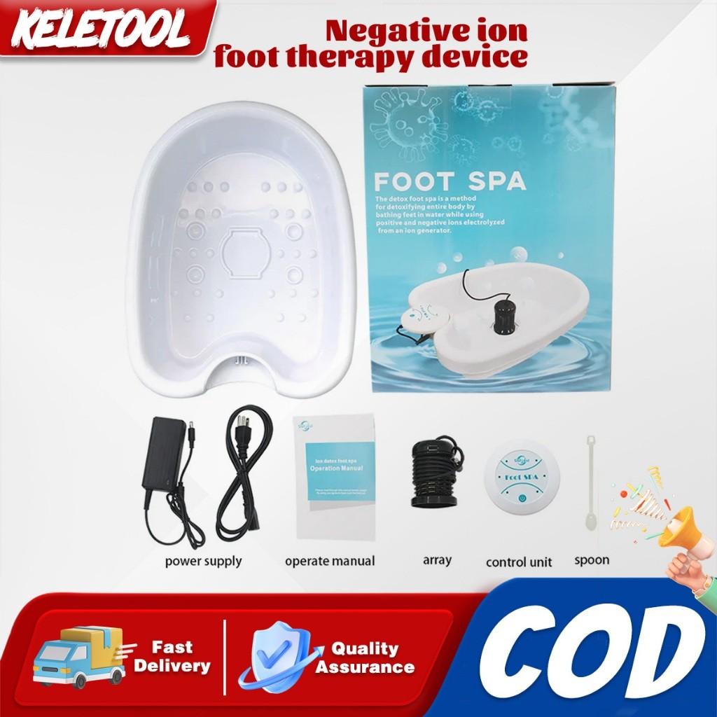 Foot Bath Personal Ionic Cleanse Machine Detox Foot Spa Machine Cell device Set Basin Ionic Cleanse Bath Foot Spa Massage Detox With Basin