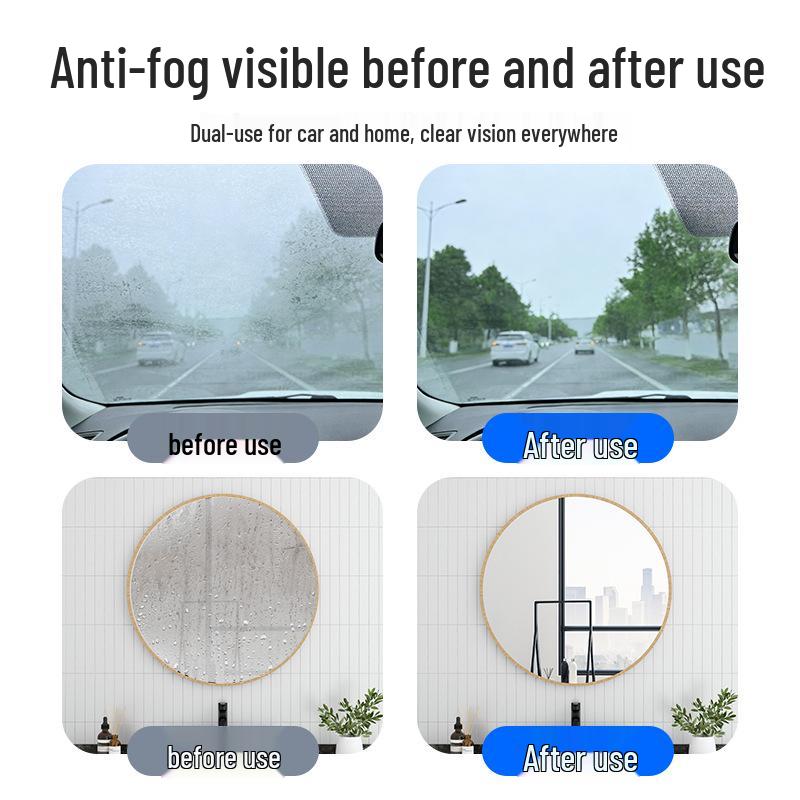 Anti-Fog Spray for Car Glass, Eyeglasses, Goggles, and Helmet Visors