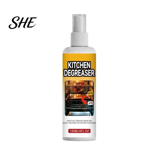 Kitchen Degreaser BBQ Grill Cleaner, Quick And Easy Deep Cleaning Spray Cleaner Detergent, for Stainless Steel Enamel Surfaces 1pc