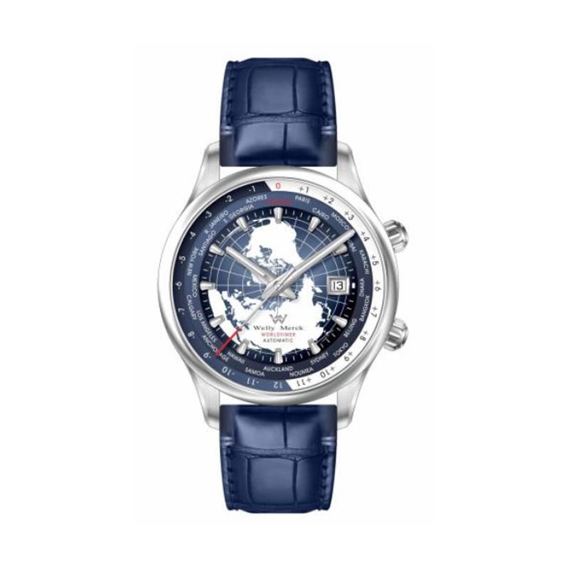 WM Watch Japanese Mechanical Men’s Watch with High-Quality Sapphire Crystal World Time Authentic Brand Welly men Watch-WM057