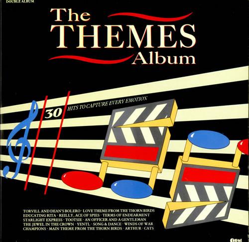 

LP Record VARIOUS The Themes Album 30 Hits To Captur ONE1323 Ktel 1986 UK Pop Used
