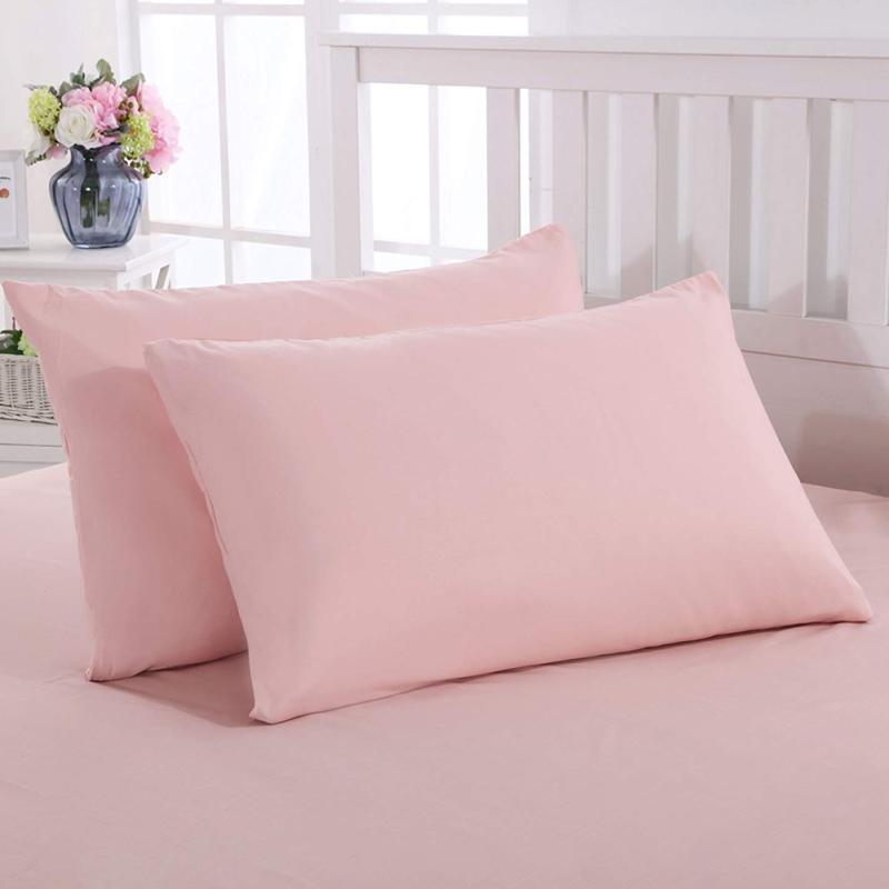 

2 шт./компл. однотонные наволочки для весны, лета, осени и зимы 48x74 см