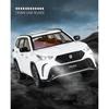 1/24 Toyota Crown KLUGER SUV Alloy Car Model Diecast Metal Toy Off-road Vehicles High Simulation Sound and Light Collectibles Kids Gift