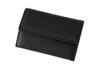 CYPRIS Finnish Elk Compact Wallet with Coin Day Birthday Boyfriend Black X 6873 All-in-One Purse, Leather, Men's Gift, Father's Gift, Gift, Gift,