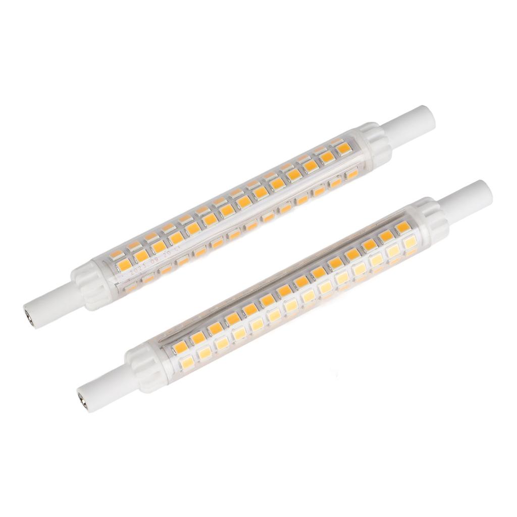 2Pcs R7S 98LED Bulb Double Ended 118mm Dimmable Flood Light Source Accessory Warm White100?130V