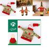 Christmas Knit Sweaters Wine Bottle Decor For Festive Dinner Table Setting