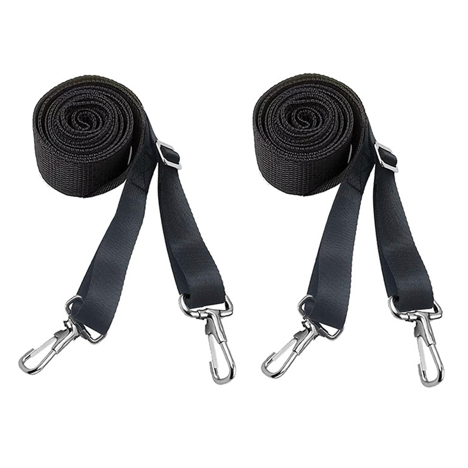

2Pcs Stainless Snap Hooks Bimini Top Hardware Marine Top Straps Adjustable Bimini Top Straps Marine Awning Webbing Strap