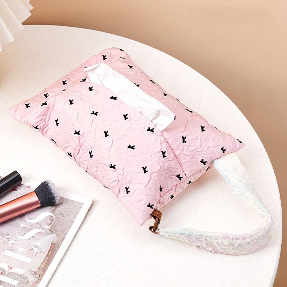 Hanging Design Car Paper Holder Portable Tissue Storage Cover Multifunctional Hanging Tissue Box