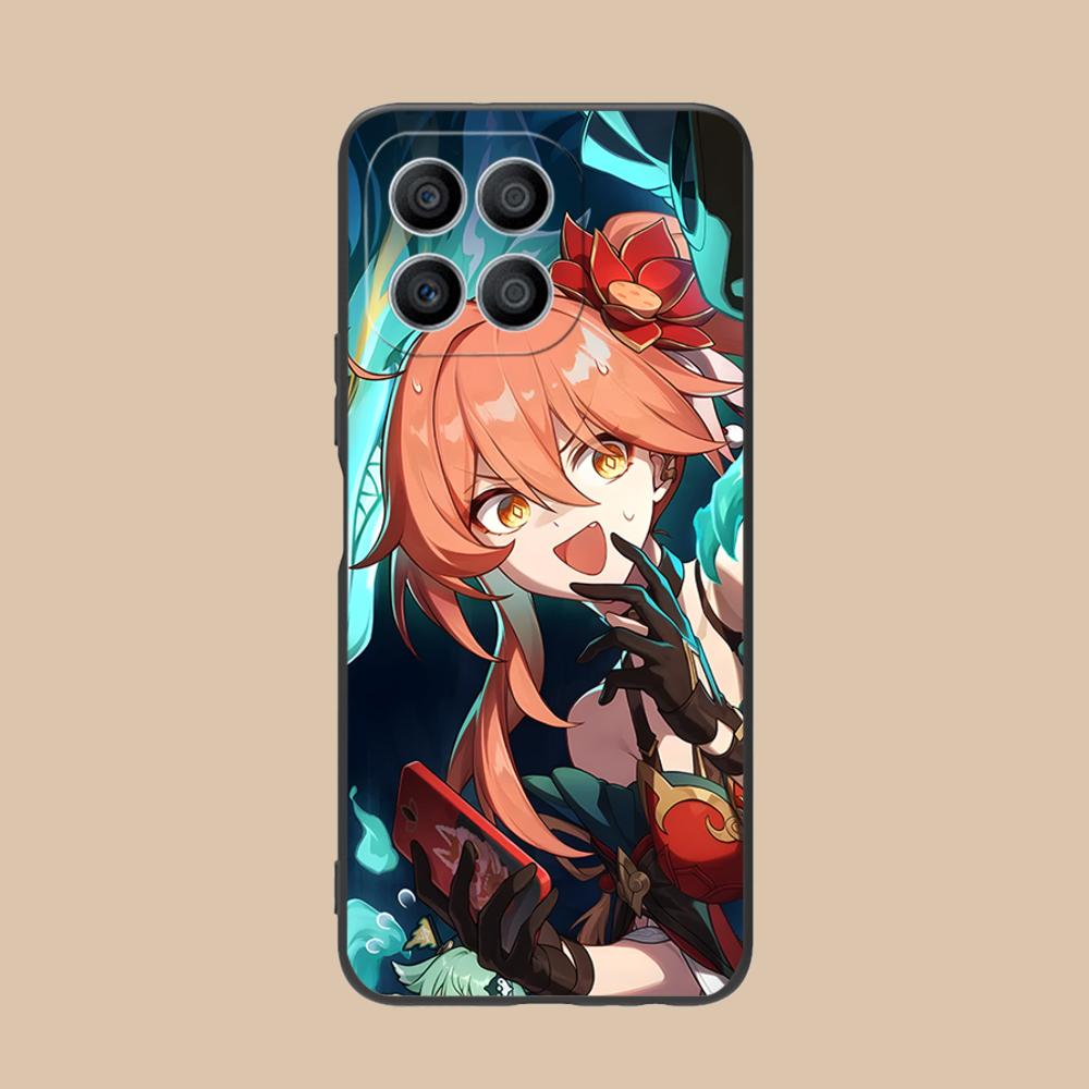 HSR Guinaifen Matte TPU Mobile Phone Case for Honor 90 80 70 60 50 30 20 10 9 8 7 Pro S SE Lite 5G Colorful Printing Cover