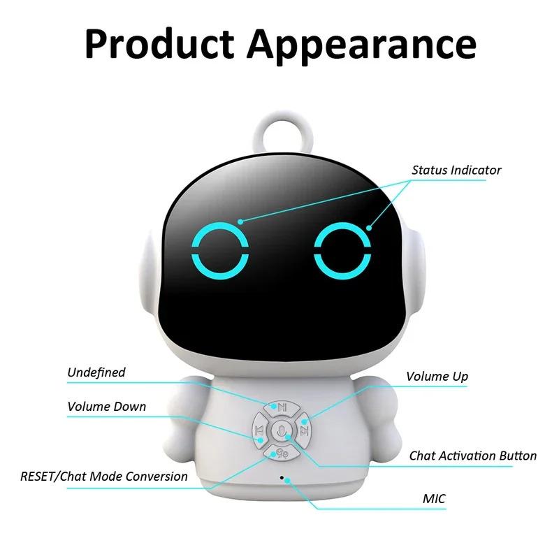 Smart AI Robot WiFi Early Education Toys for Children Speech Recognition & Voice Interactive Educational Learning Machine