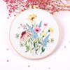 Embroidery DIY Material Package Kit Semi finished handmade cross stitch Su embroidery Craft Including Cloth Hoops Threads