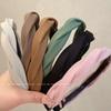 Elegant Solid Cloth Wrap Hairband For Women Girls Sweet Hair Ornament Headband Simple Hair Hoop Head Band Hair Accessory