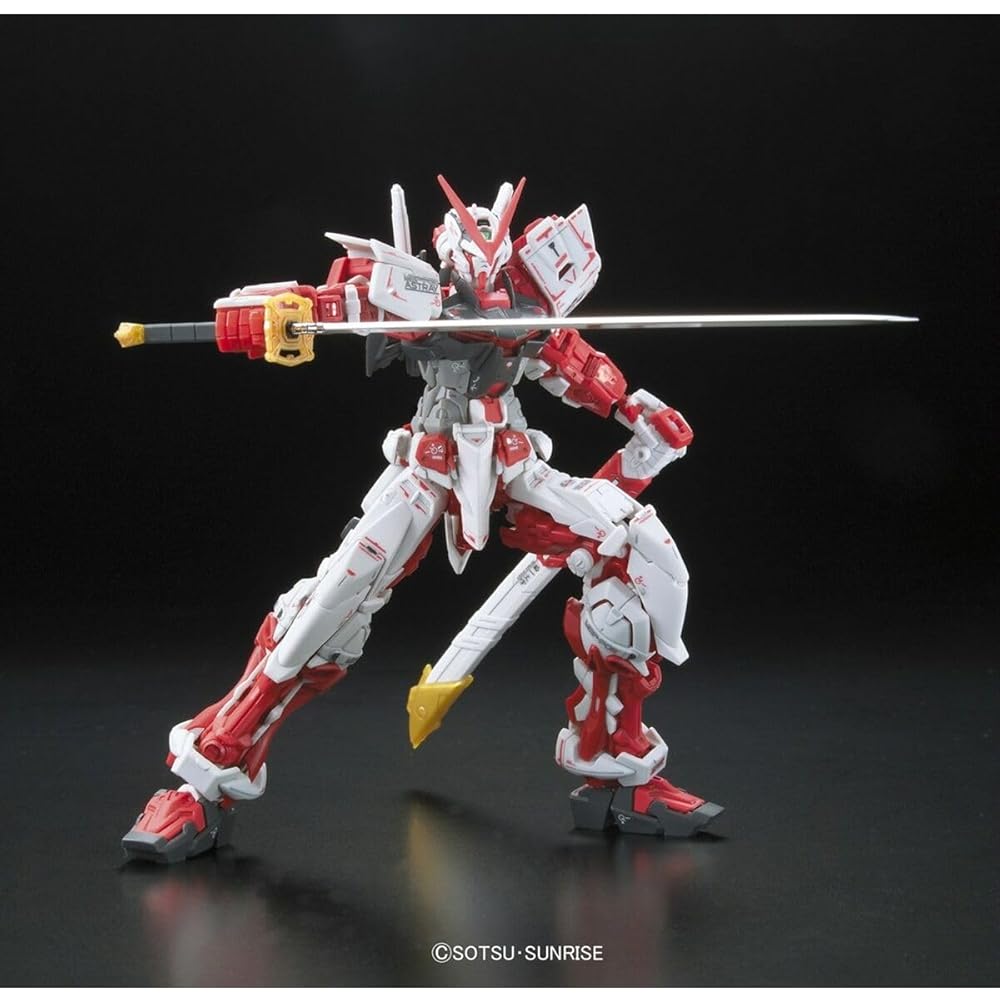 Bandai Spirits RG Gundam Seed Astray MBF-P02 Red Frame 1/144 Scale Model Kit Pre-painted Assembly Required