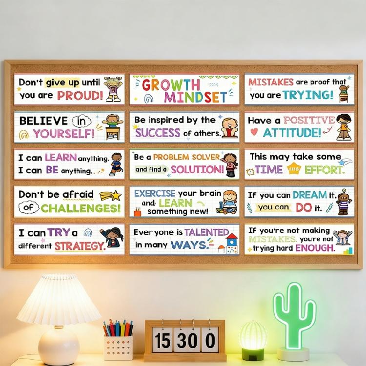 Pack of Colorful Thematic Learning Posters Creative Decors For Youngly Students Classroom Teaching Aids And Decoration