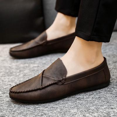 Mode Atmungsaktive Herren Lederschuhe Schlicht Flach Slipper 2025 Trend Elegant Designer Hohe Qualität Mode Niedriger Preis Pu Herren Freizeitschuh