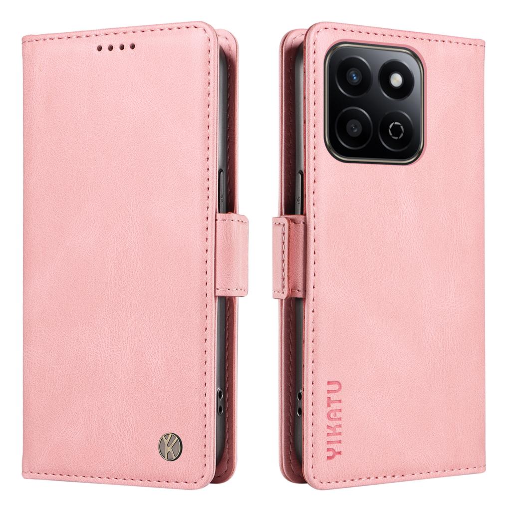 YIKATU YK-005 For Honor Play 60 Plus 5G/Play 9T/X7c 4G/200 Smart 5G Case PU Leather Wallet Phone Cover Skin Touch Feeling