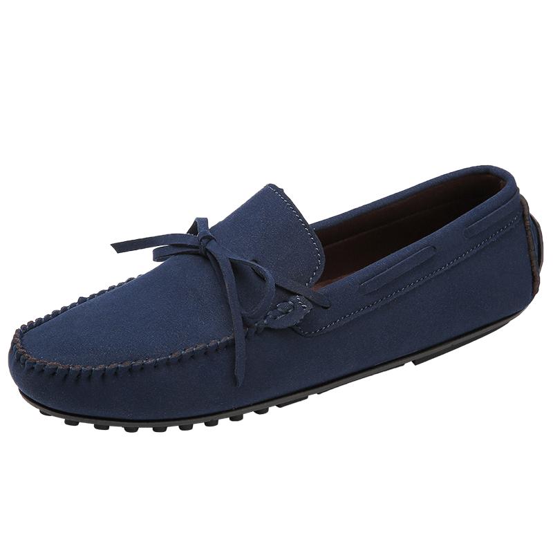 Fashion Trend Suede Men Casual Shoes Breathable Comfort Slip-on Mens Driving Shoes Fashion Men Lazy Shoes Luxury Brand Loafers Moccasins