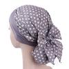 Dámský pastorální elastický bavlněný turbanový klobouk Šátek bandana pirátská čepice pokrývka hlavy