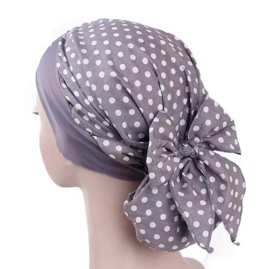Dámský pastorální elastický bavlněný turbanový klobouk Šátek bandana pirátská čepice pokrývka hlavy