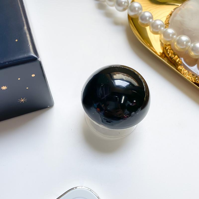 Red Nose Crystal Ball Solid Color Mobile Phone Airbag Bracket Desktop Lazy Air Cushion Support Frame Niche Creative Retractable