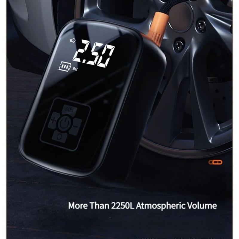 Portable Car Air Compressor Wireless Wired Electric Tire Inflator Pump for Motorcycle Bicycle Boat Car Tire Ball