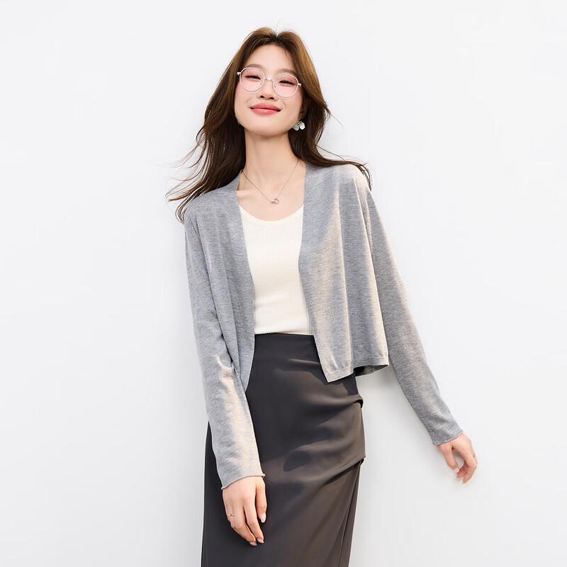 Women s Cashmere Blend Lightweight Knit Cardigan XL