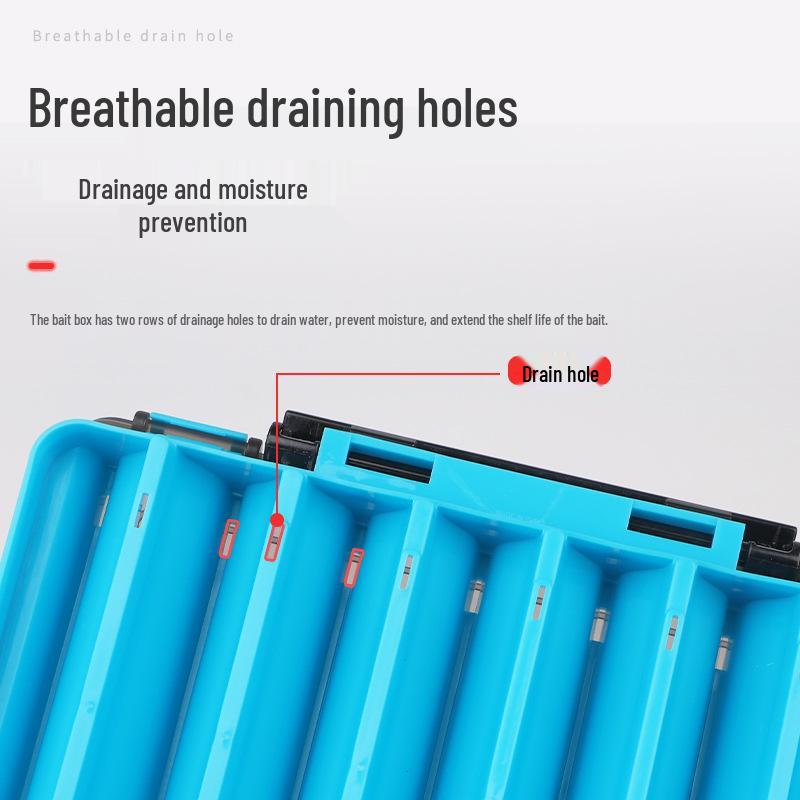 Dual-Layer Double-Sided Fishing Lure Storage Box