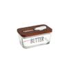 Keep Fresh Glass Butter Box with Butter Cutter Fresh Cheese Tray  Restaurant
