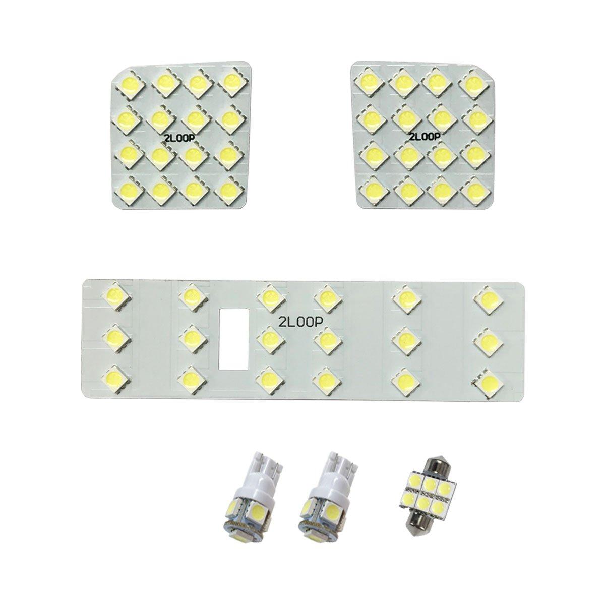

2LOOP SMD Светодиодная лампа салона Premacy Теплый белый 3-чиповая 6 штук CR/CW -