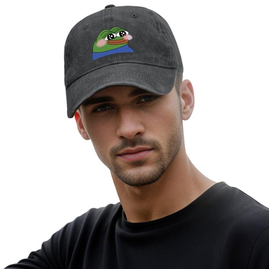 2026 PeepoBlush Emote High Quality Baseball Cap Sun Hat For Children Brand Man Cap Streetwear Hip Hop Golf Wear Men Women's