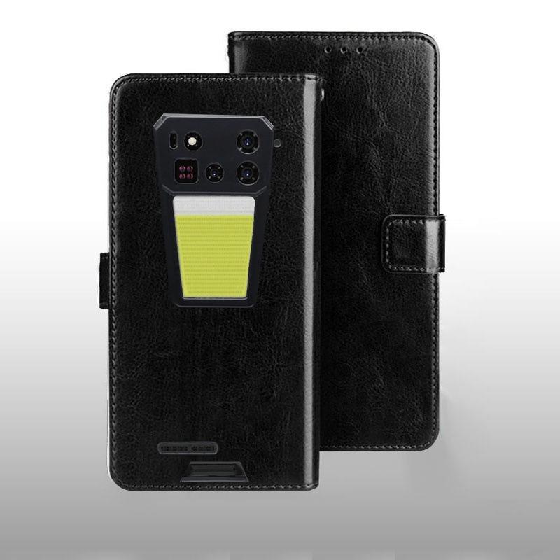 Case For Phone Yulin-003 Black/Dark/Blue For Unihertz Tank 4 Pro Case Flip Business Magnet Stand Leather Case For Unihertz Tank 4 Pro Fundas