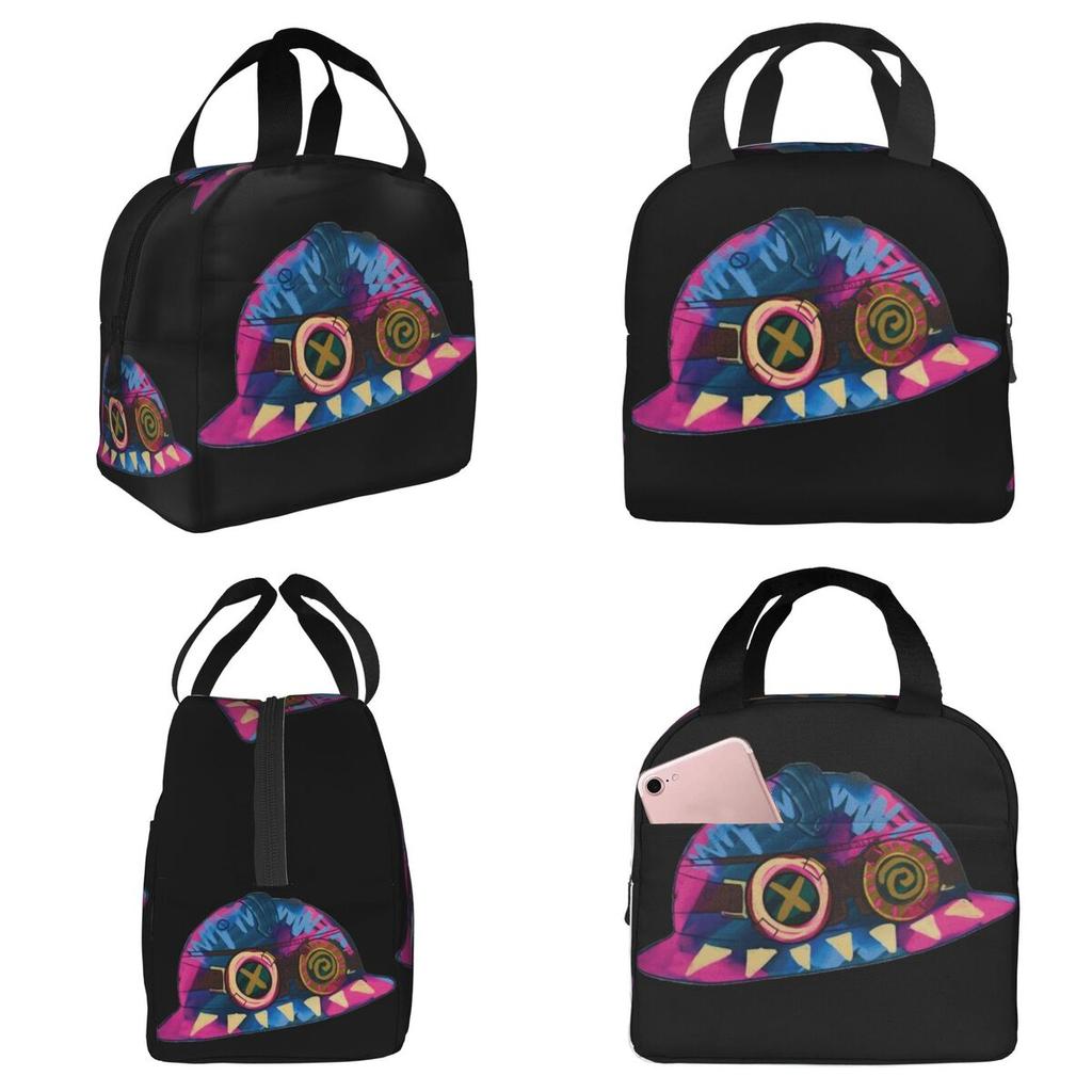 Isha Hat Insulated Lunch Bag for Women Office Cooler Thermal Food Box Tote Portable Lunch Boxes Container