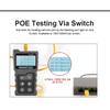 NF-8209 Kabeltester Multifunktionaler LCD Netzwerkkabeltester Drahtverfolger PoE-Prüfer Inline PoE Spannungs- und Stromtester