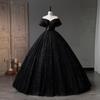 Elegante Abito da Sera Nero Monospalla per Donna - Scollo a V 2026, Perfetto per Spettacoli ed Eventi