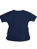 2025 Women's Casual Solid Color Waist-Cinching Short-Sleeve Round Neck T-Shirt
