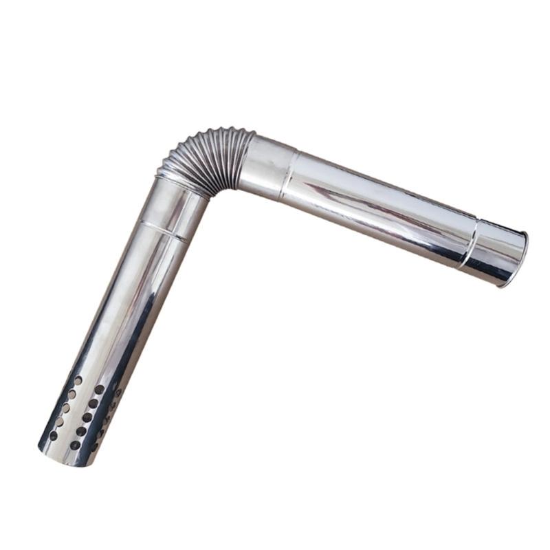 Wind Resistant Outdoor Stove Pipe Tent Heaters Accessory Corrosion Proof Design Camping Equipment for Any Season